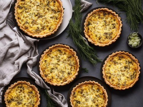 Herring and Onion Quiche