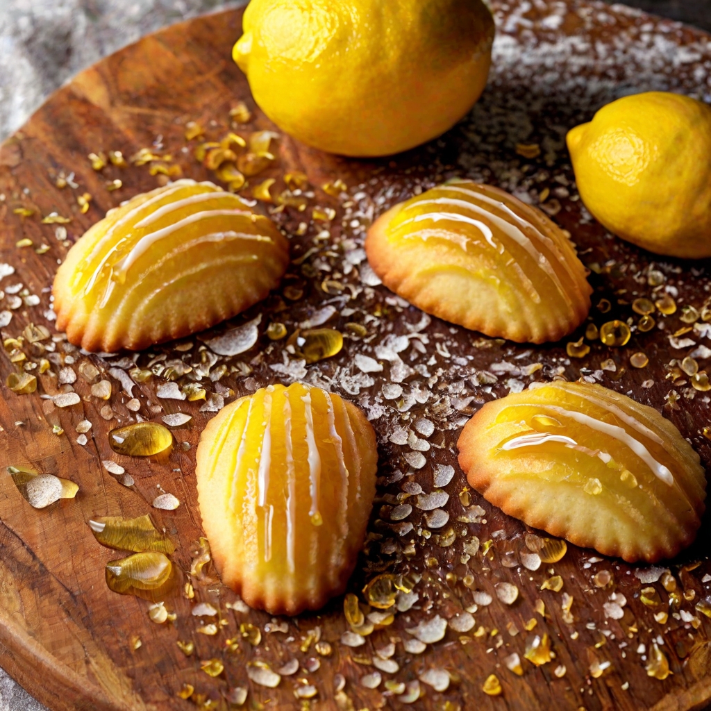 Honey and Lemon Madeleines