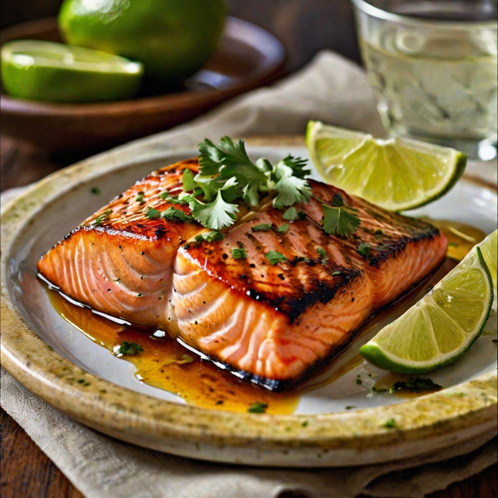 Honey Lime Grilled Salmon Recipe