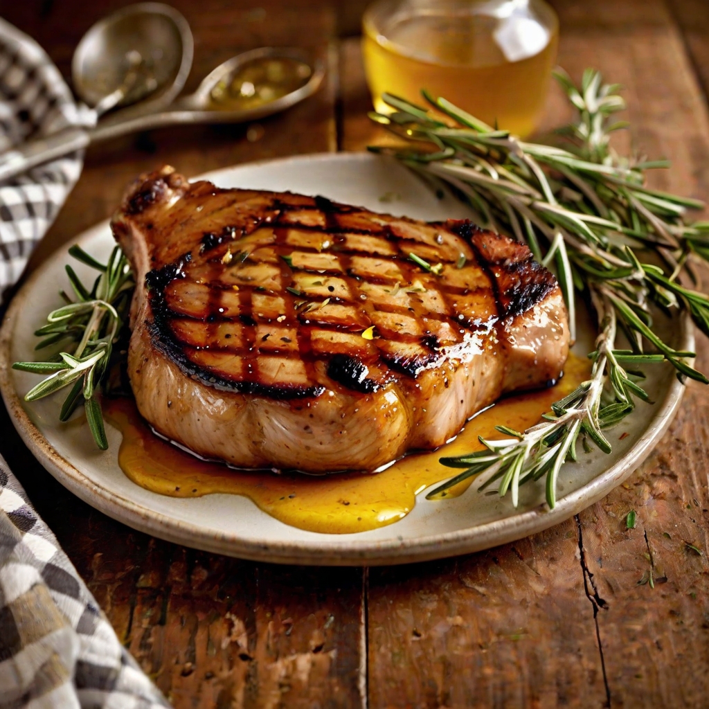 Honey Mustard Grilled Pork Chops Recipe