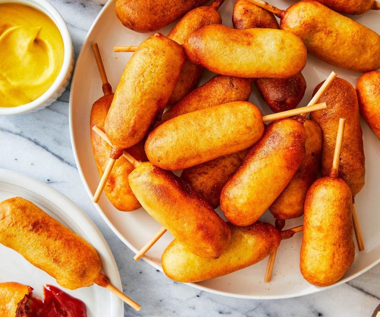 Copycat Hot Dog On A Stick Corn Dogs Recipe