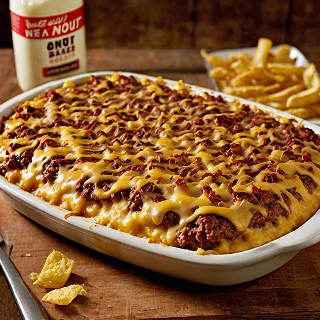 In-N-Out Animal Style Burger Casserole Recipe