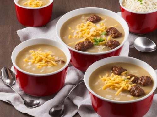In-N-Out Animal Style Burger Soup