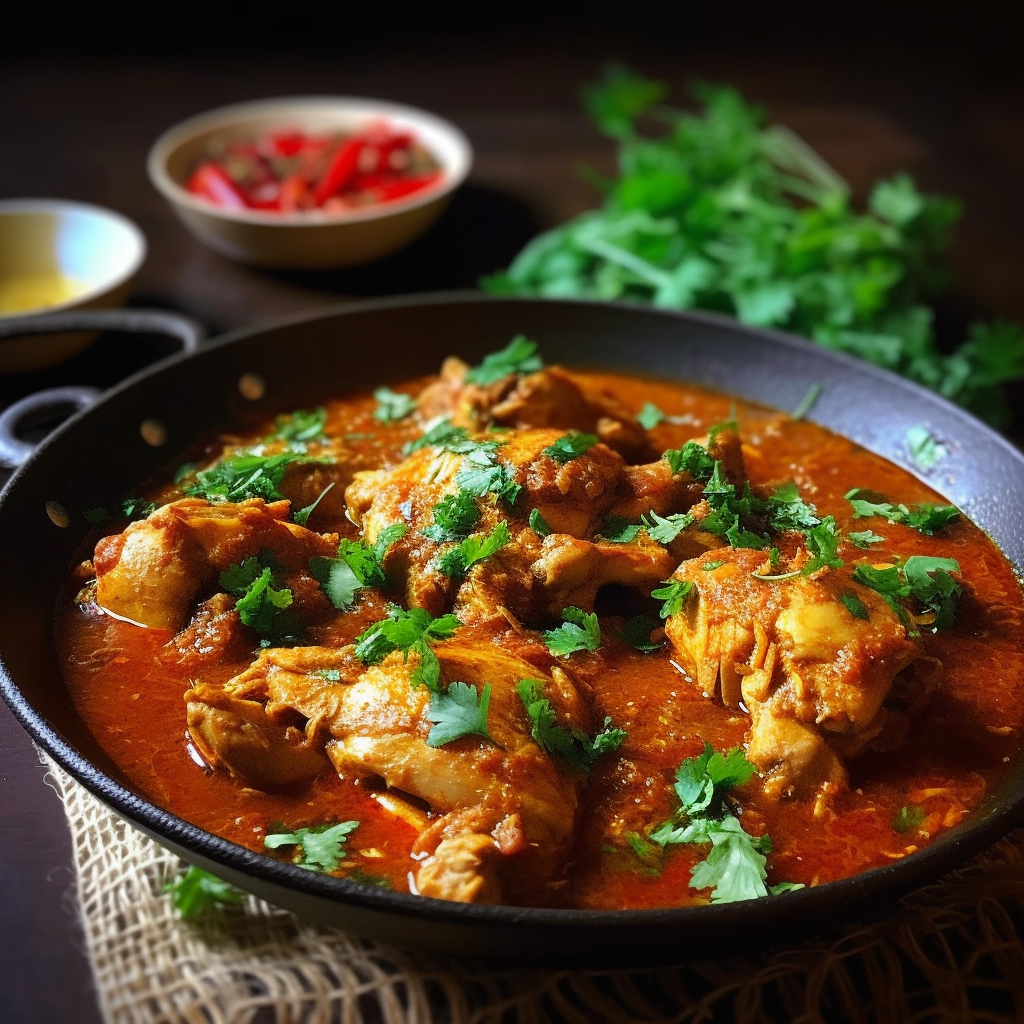 Indian Chicken Curry Murgh Kari