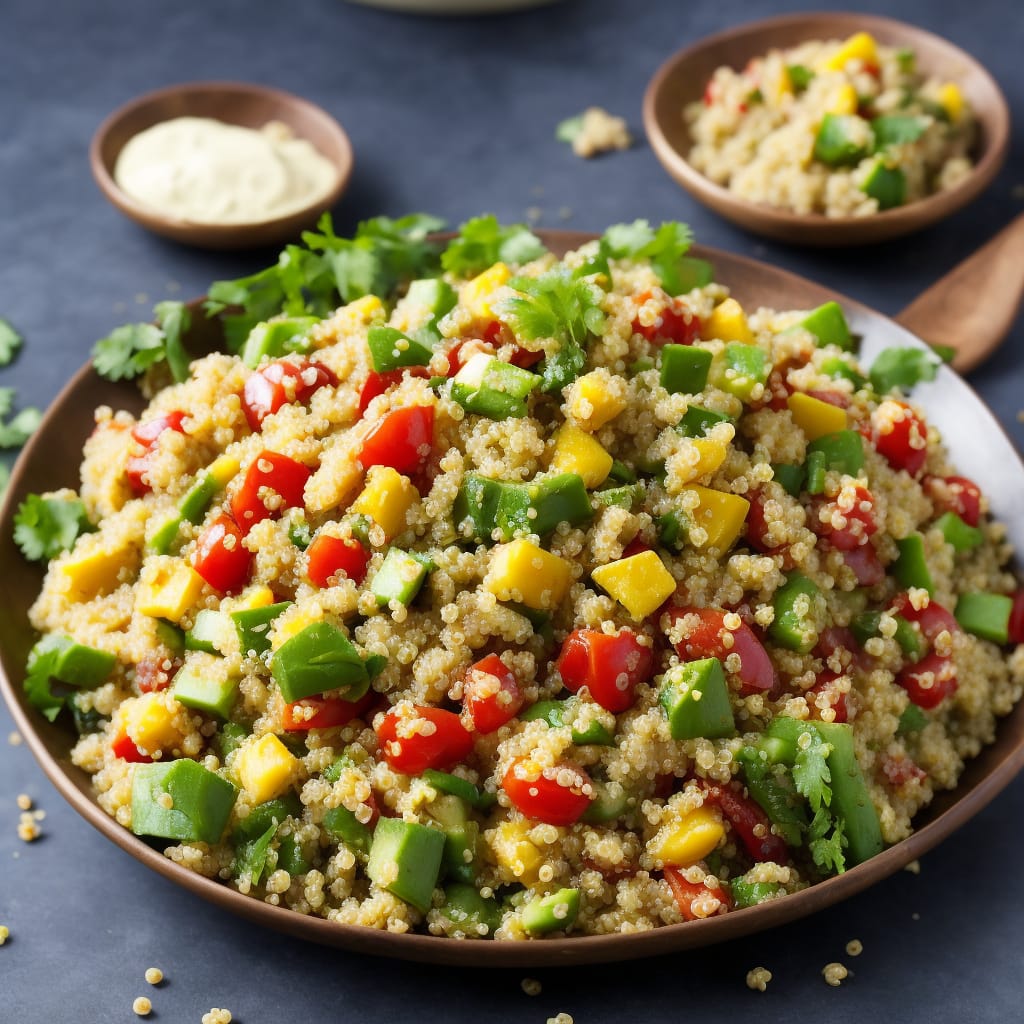High-Protein Chickpea Quinoa Salad - Cooking For Peanuts