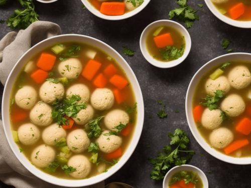 Israeli Matzo Ball Soup