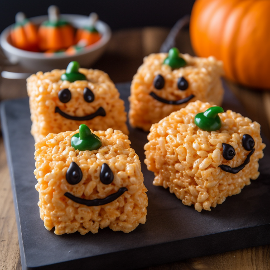 Halloween Rice Krispie Treats