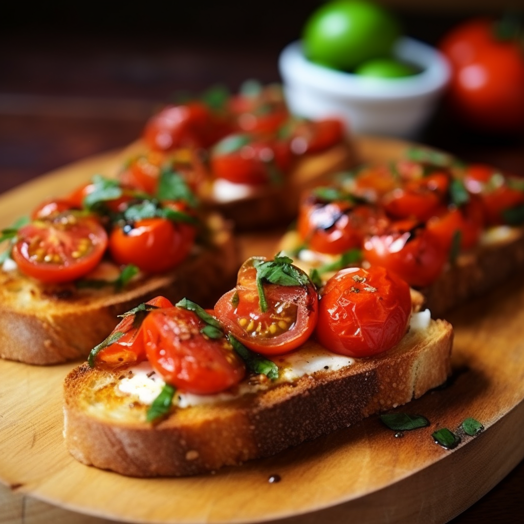 Jamie Oliver's Tomato Bruschetta Recipe