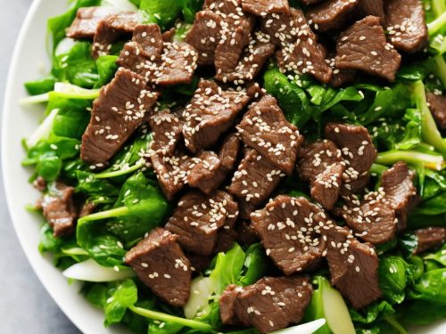 Japanese Beef and Sesame Salad Recipe