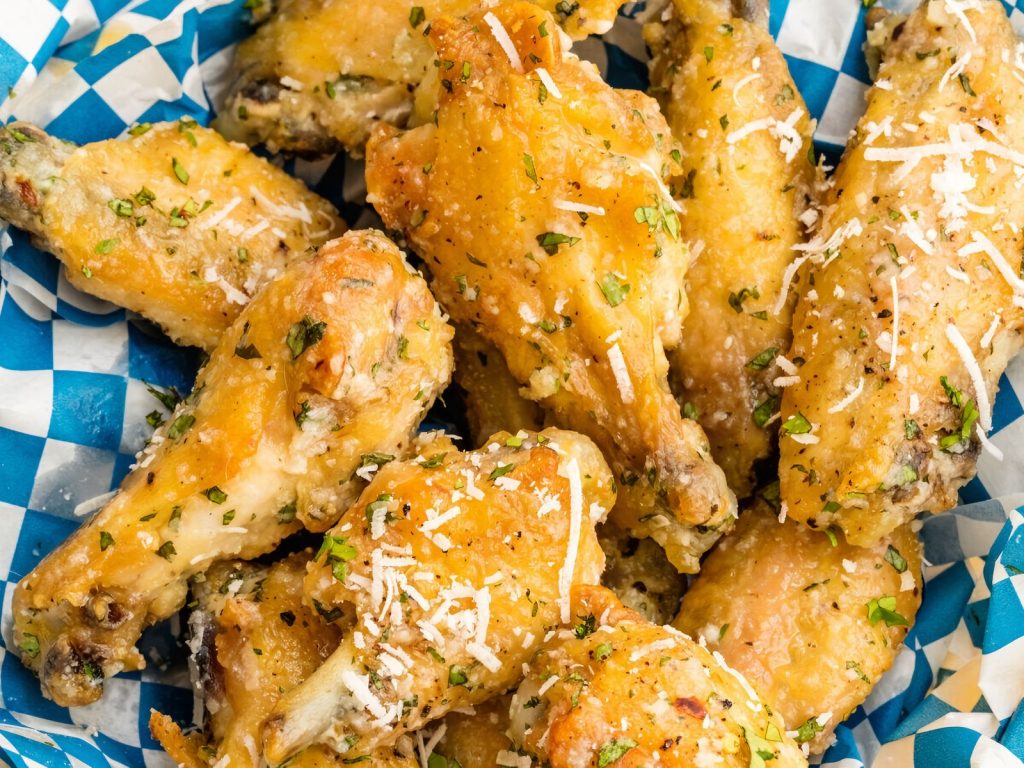 Jets' Garlic Parmesan Wings Recipe