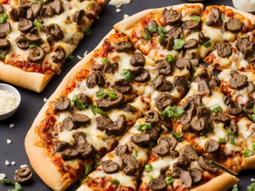 Jets' Philly Cheese Steak Pizza Recipe