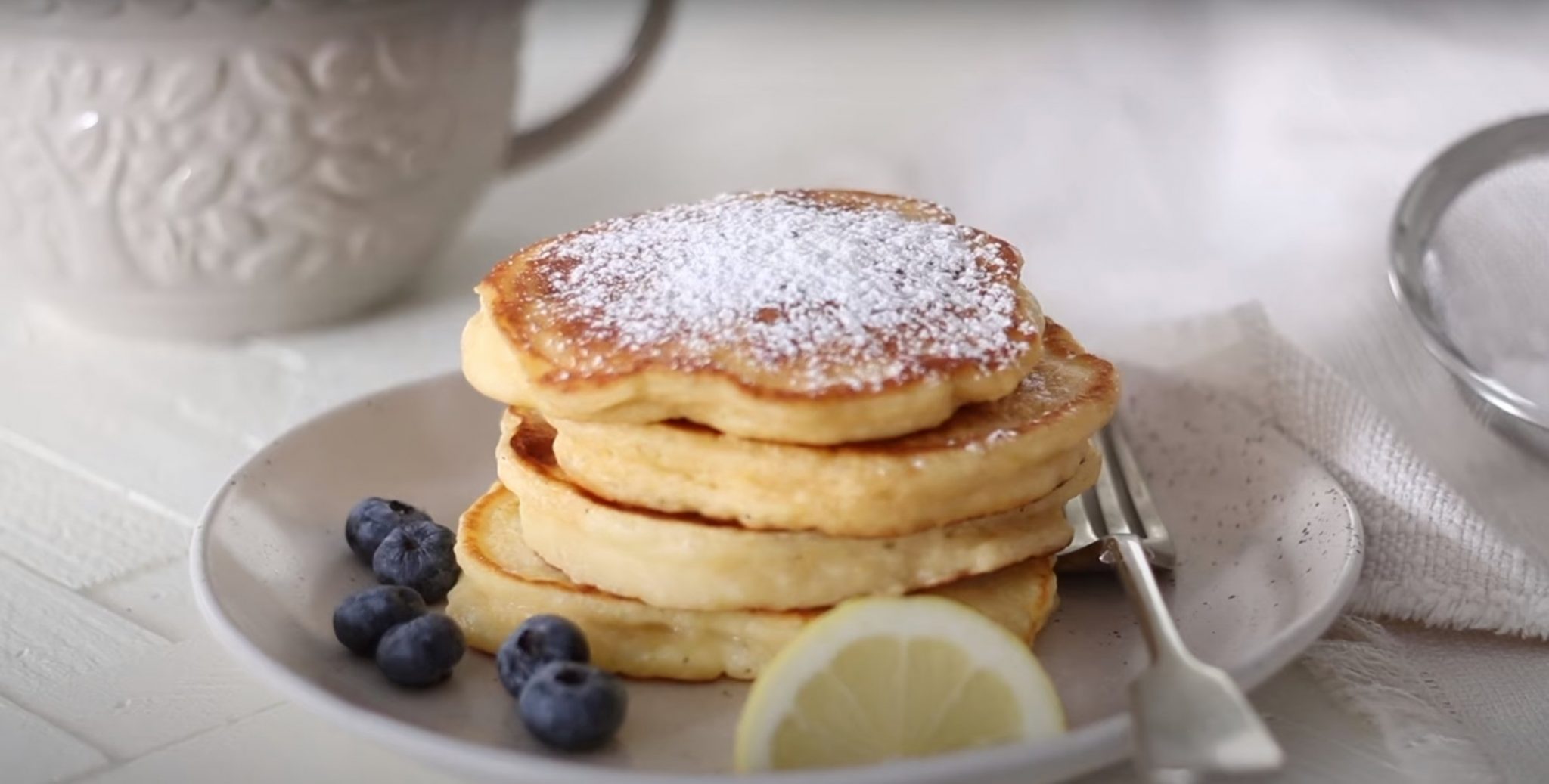 Katie Lee's Lemon Ricotta Pancakes Recipe