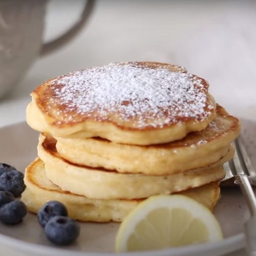 Katie Lee's Lemon Ricotta Pancakes Recipe