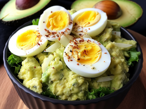 Keto Avocado Egg Salad Recipe