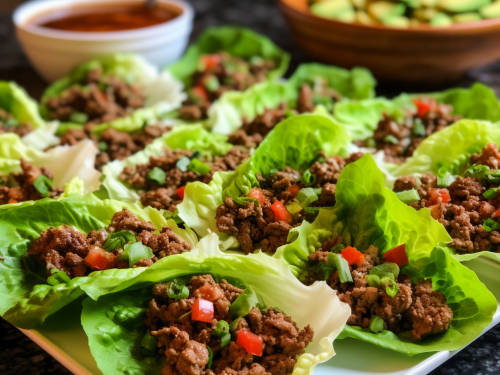 Keto Beef Lettuce Wraps Recipe