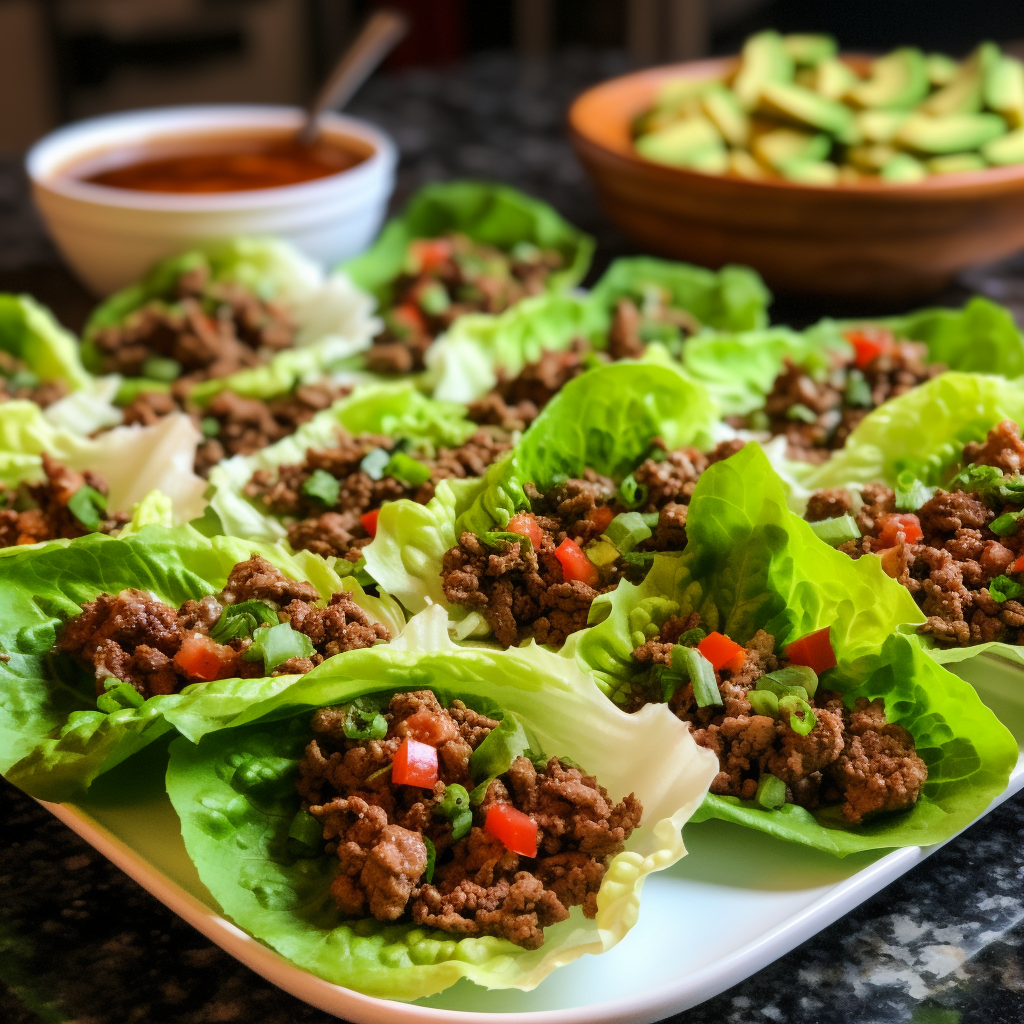Keto Beef Lettuce Wraps Recipe