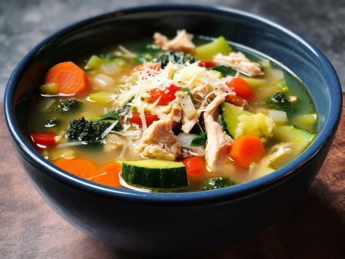 Keto Chicken and Vegetable Soup Recipe