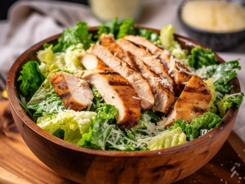 Keto Chicken Caesar Salad Recipe