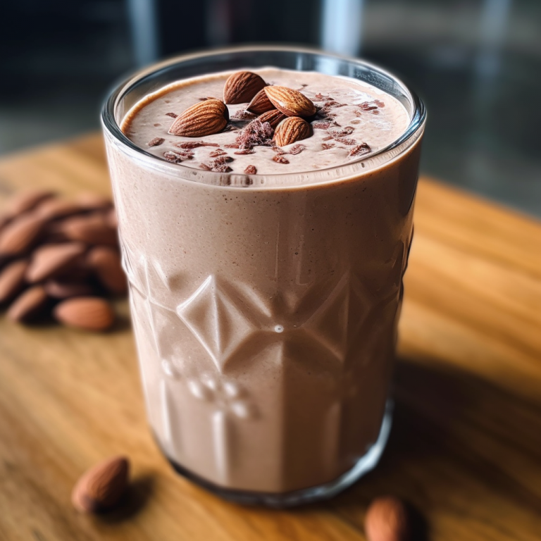 Keto Chocolate Almond Butter Smoothie Recipe