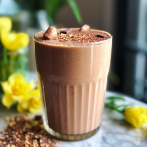 Keto Chocolate Peanut Butter Smoothie