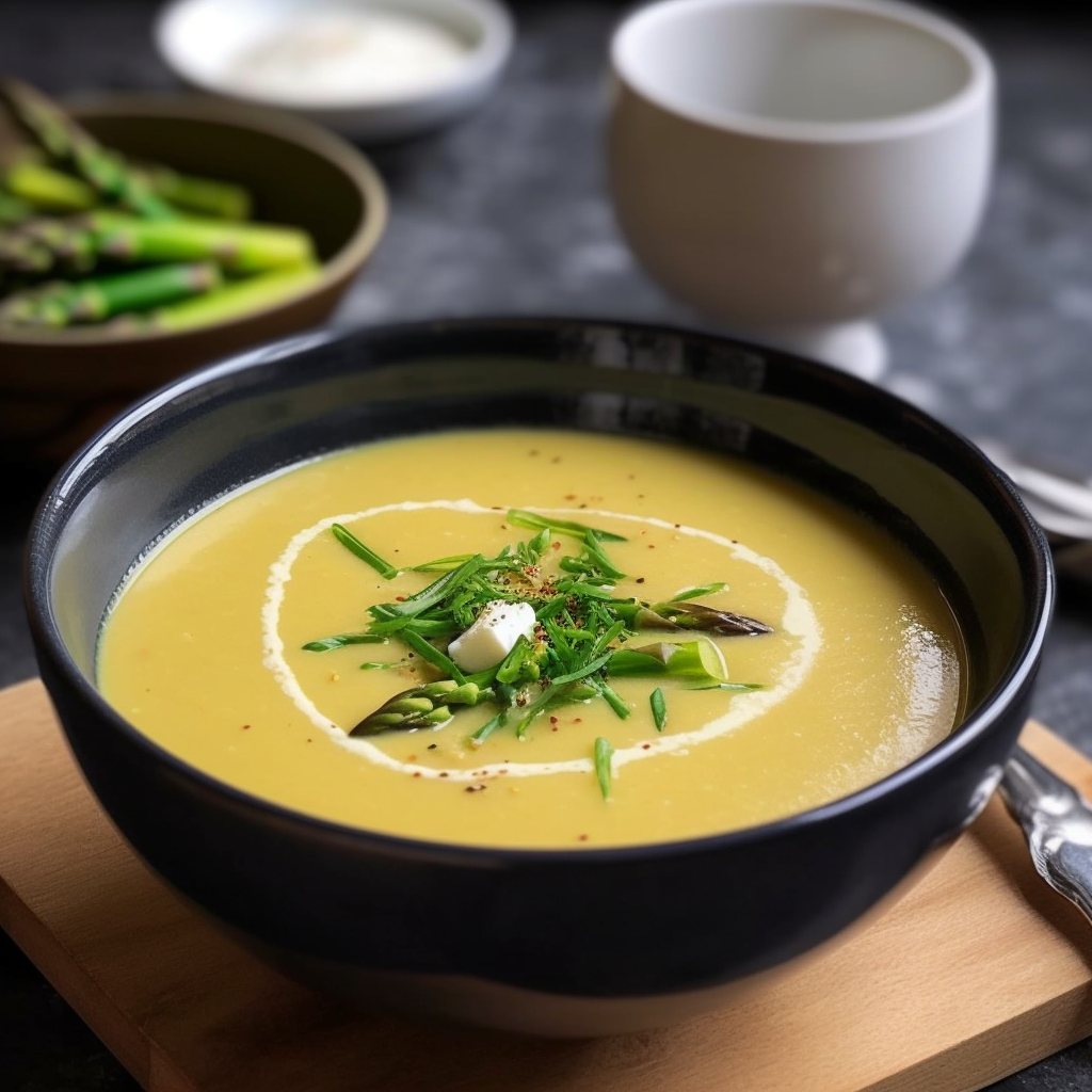 Keto Cream of Asparagus Soup Recipe