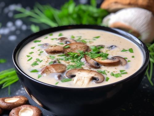 Keto Creamy Mushroom Soup Recipe