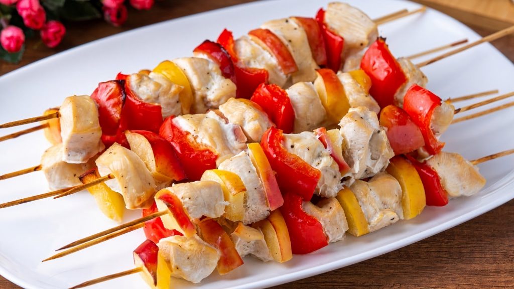 Keto-Fish-and-Bell-Pepper-Skewers-Recipe