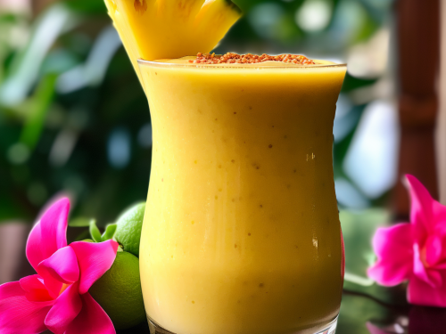 Keto Mango Pineapple Smoothie Recipe