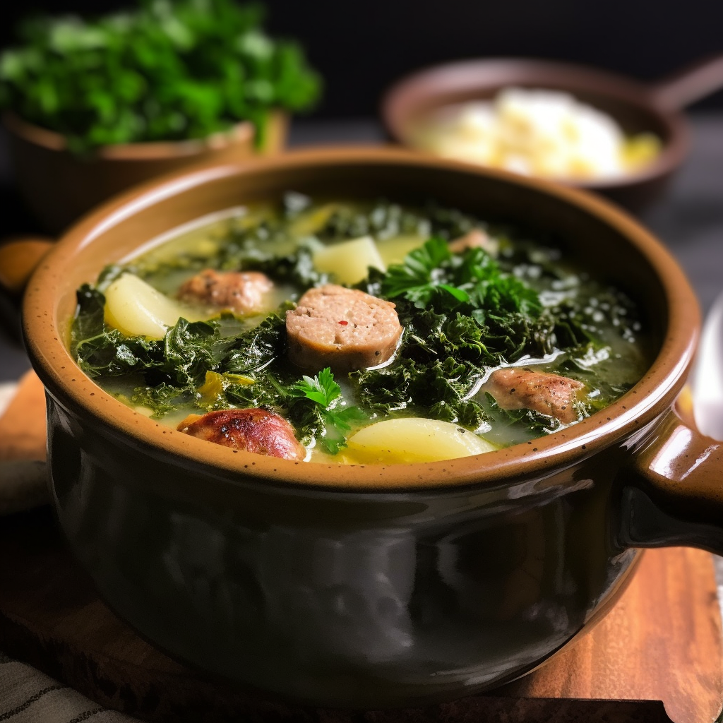 Keto Sausage and Kale Soup Recipe