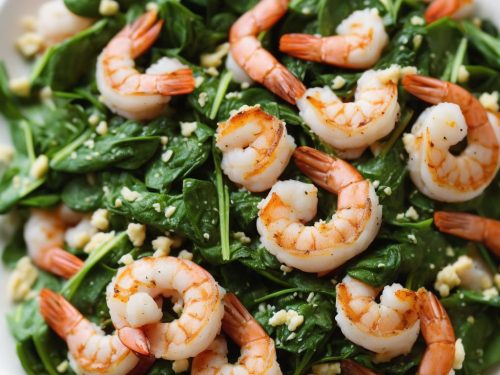Keto Shrimp and Spinach Salad Recipe