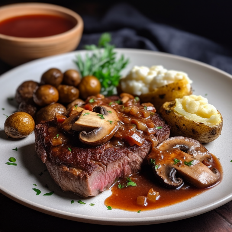 Keto Steak and Mushroom Skillet Recipe Recipe