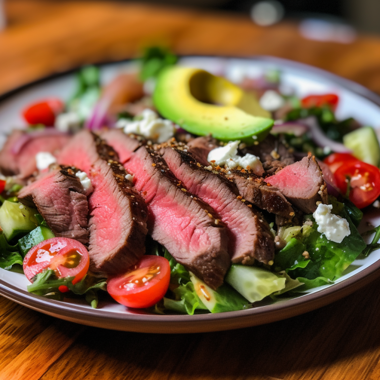 Keto Steak Salad Recipe