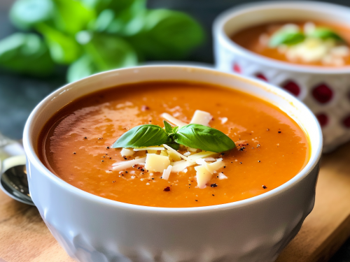 Keto Tomato Basil Soup Recipe