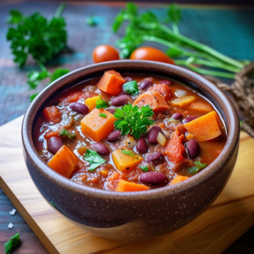 Kidney Bean and Sweet Potato Stew Recipe