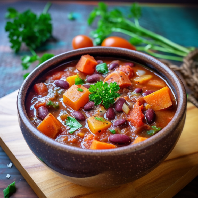 Kidney Bean And Sweet Potato Stew Recipe