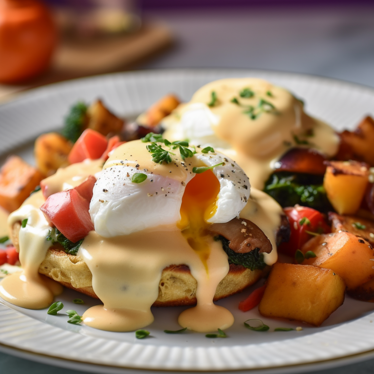 Le Peep's Veggie Benedict Recipe