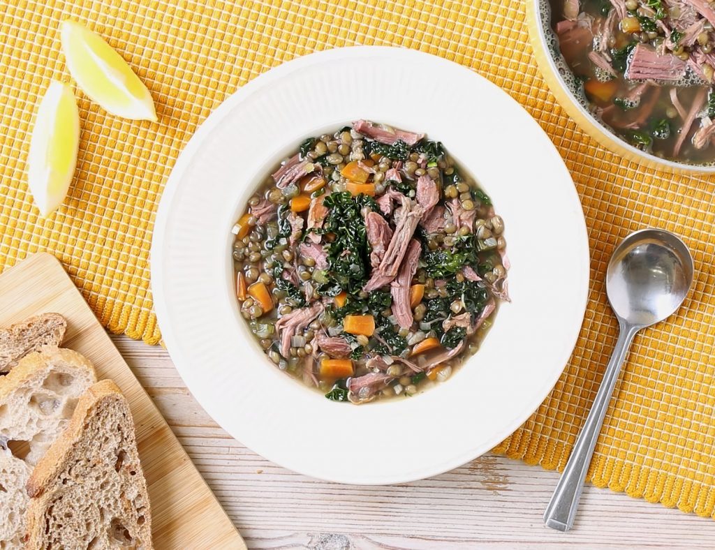 Leftover Lamb and Lentil Soup Recipe