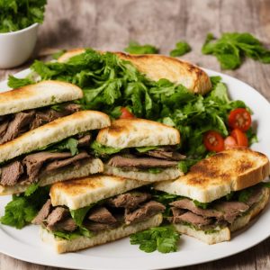 Leftover Lamb and Mint Sauce Sandwich Recipe