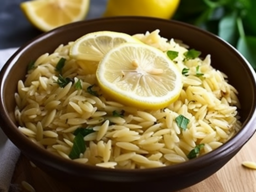 Lemon Garlic Orzo Recipe