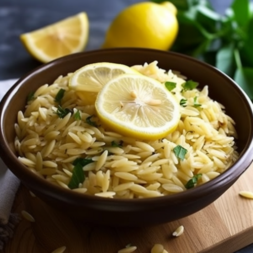 Lemon Garlic Orzo Recipe Recipe