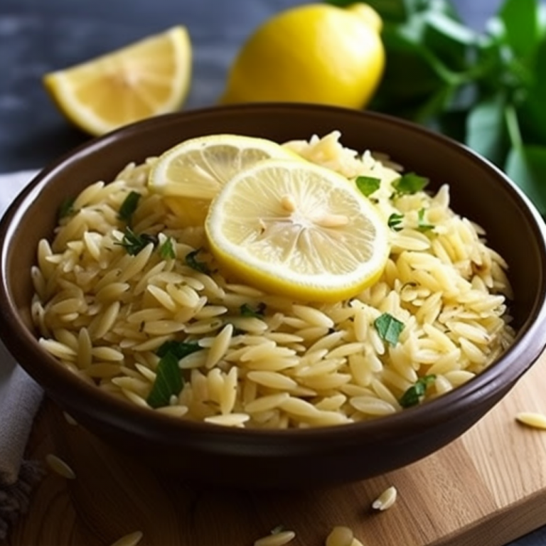 Lemon Garlic Orzo Recipe
