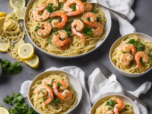 Lemon Garlic Shrimp Pasta Recipe