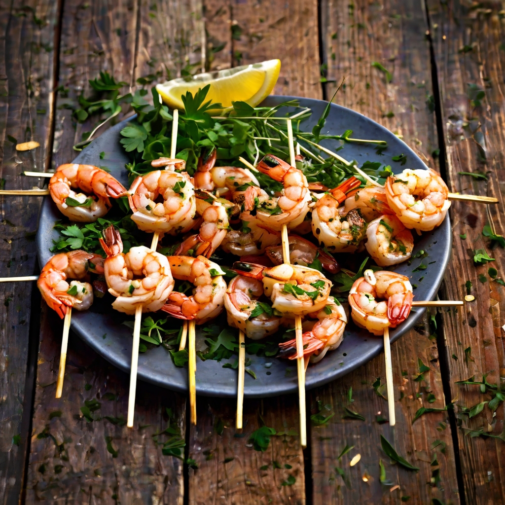 Lemon Herb Keto Shrimp Skewers Recipe Recipe | Recipes.net