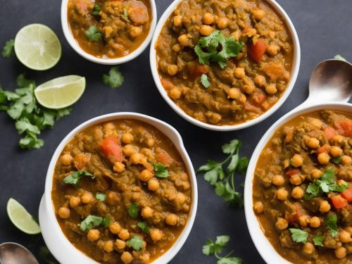 Lentil and Chickpea Curry Recipe