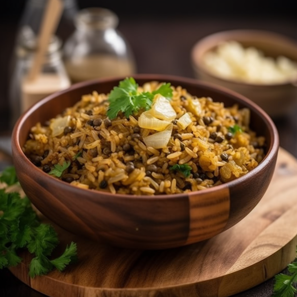 Lentil and Rice Pilaf Recipe