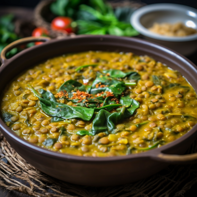 Lentil and Spinach Dal Recipe