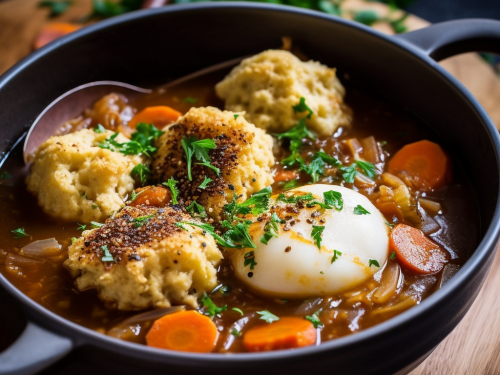 Lentil Stew with Herbed Dumplings Recipe