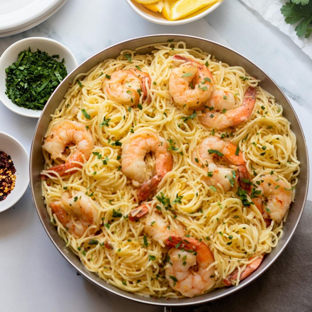Louise's Italian Cafe Shrimp Scampi Recipe