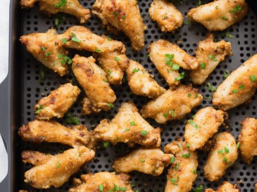 Low Carb Air Fryer Garlic Parmesan Wings Recipe