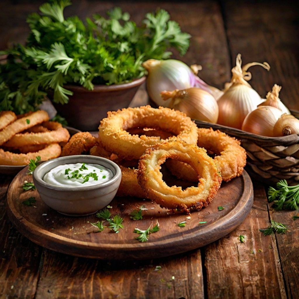 Low Carb Air Fryer Onion Rings Recipe